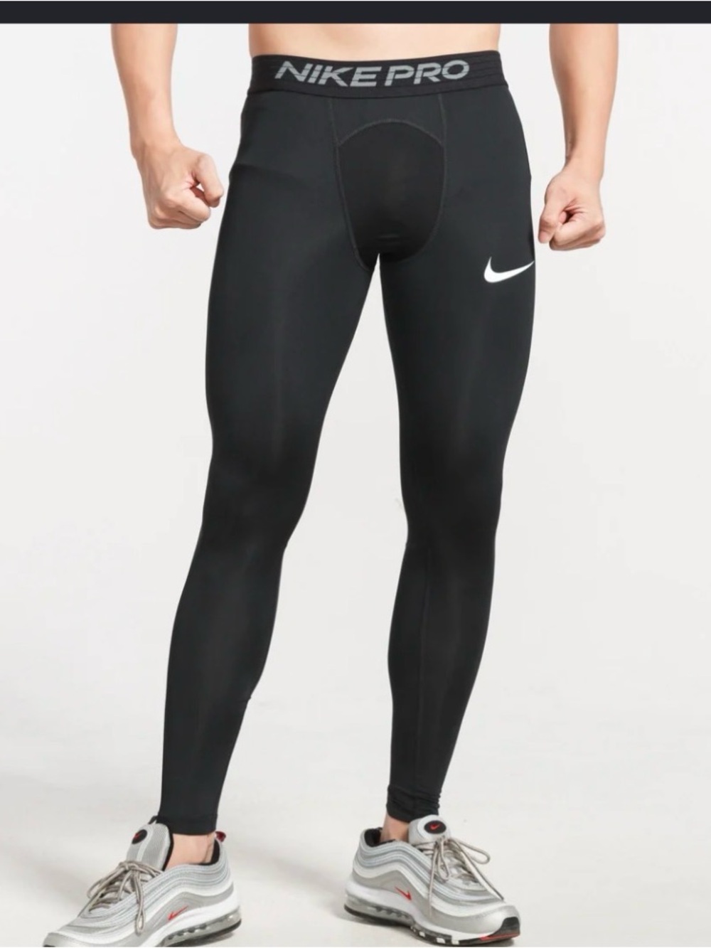Nike Black Men's Compression Boxer Brief Tights